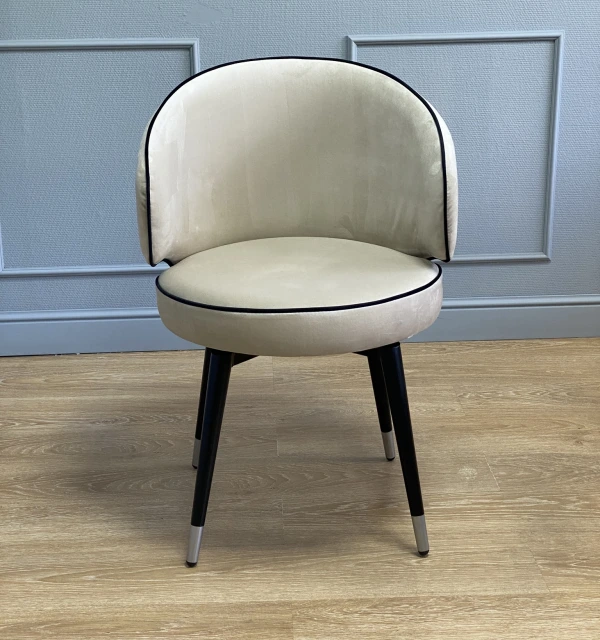 Стул Kenner 180KK белый/бежевый велюр