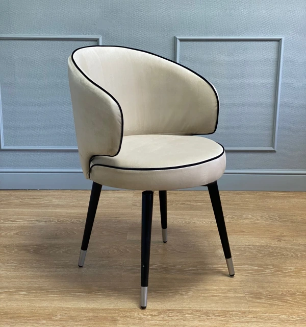 Стул Kenner 180KK белый/бежевый велюр