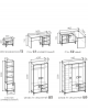 Мебель для подростковой комнаты Dimika